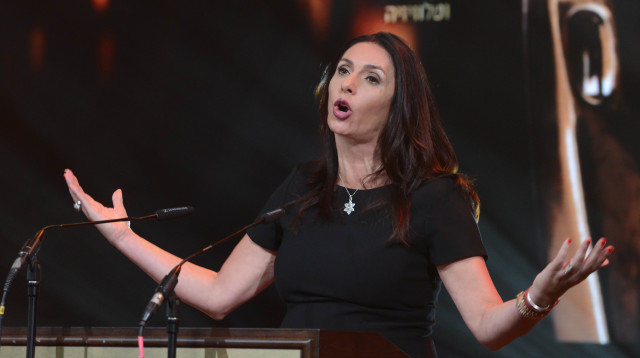 מירי רגב בפרסי אופיר (צילום: אבשלום ששוני)