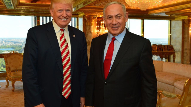 בנימין נתניהו ודונאלד טראמפ (צילום: קובי גדעון, לע"מ)