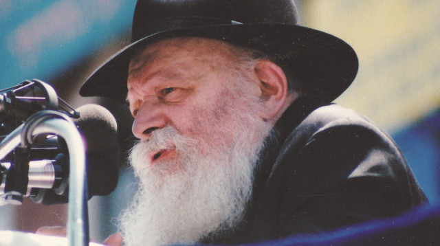 הרבי מלובביץ' (צילום: Mordecai Baron CC BY-SA 3.0)