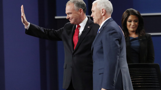 מייק פנס וטים קיין (צילום: רויטרס)