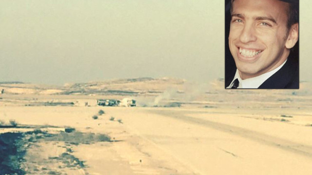 אוהד כהן נוב, זירת התרסקות מטוס הסופה (צילום: באדיבות המשפחה)