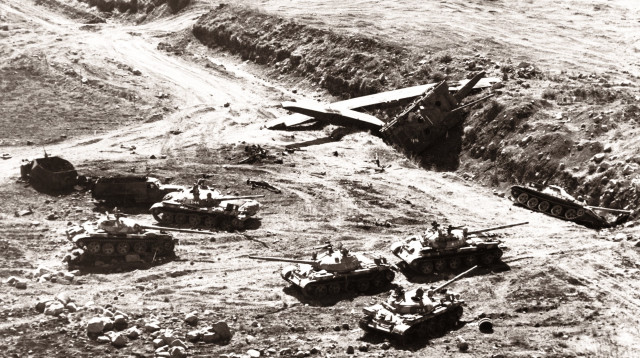 מלחמת יום כיפור עמק הבכא (צילום: ארכיון צה"ל)