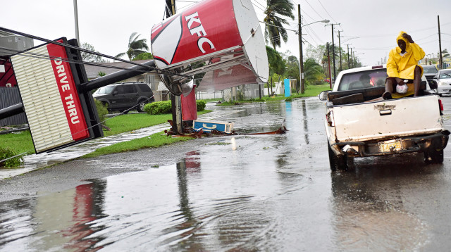 הוריקן מת'יו מכה בארה"ב (צילום: רויטרס)