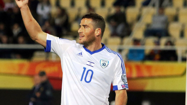 תומר חמד חוגג שער ראשון מוקדם (צילום: ספורט1)