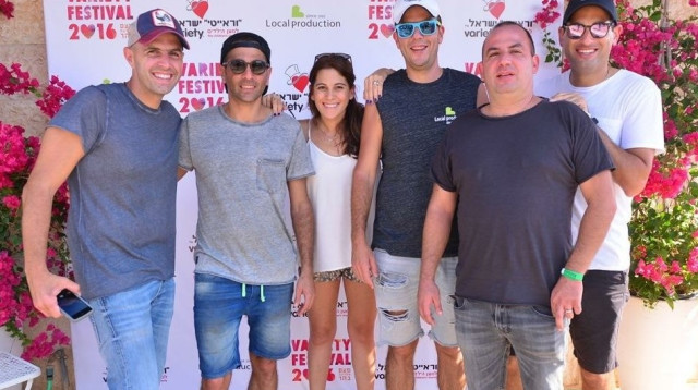 אנדי רם, רונן משה, סער אשרף, קארין ברק-אנג׳ל, ניר מקדסי ואורי אנג׳ל (צילום: אלוניס צילום)