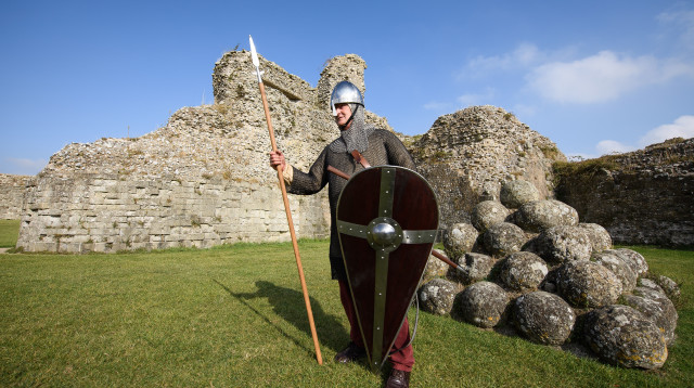 שחזור הקרב בהייסטינגס (צילום: מאיר בלייך)