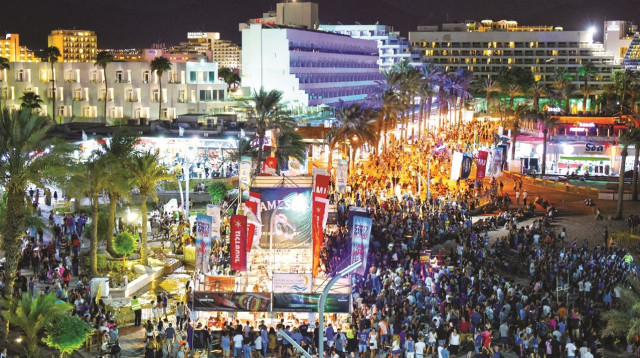 פסטיבל הבירה באילת (צילום: יהודה בן יתח)