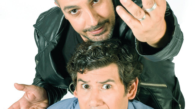 חנן סביון וגיא עמיר (צילום: בלה שחר הלל)