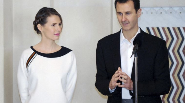 בשאר אסד אסמה אסד (צילום: רויטרס)