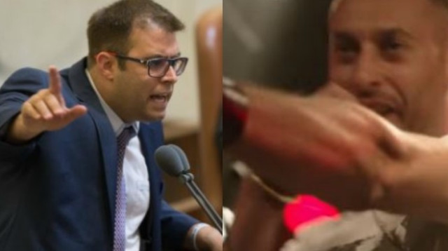 הזמר תאמר נפאר וח"כ אורן חזן (צילום: יונתן זינדל, פלאש 90,צילום מסך יוטיוב)