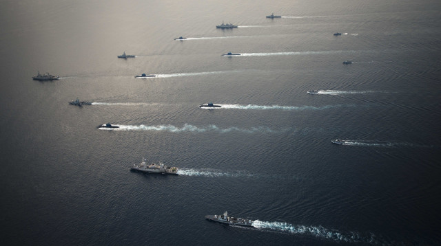 צי חיל הים עם הגעת אח"י רהב לישראל (צילום: דובר צה"ל)