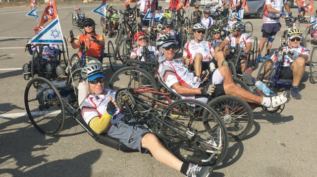 מסע אופניים, נכי צה"ל (צילום: "תאוצה", הפקת פרויקטים בספורט)