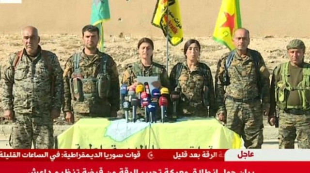 ארגון הכוחות הסורים הדמוקרטים (צילום: התקשורת הערבית)