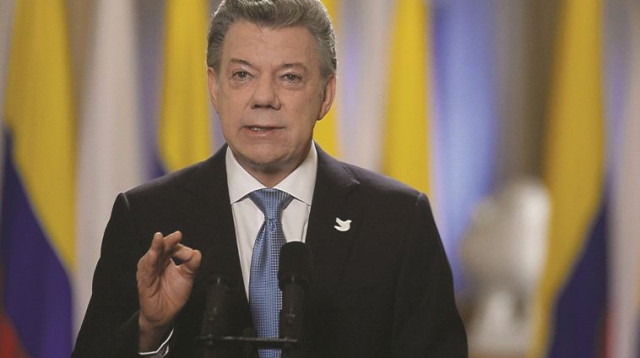 נשיא קולומביה חואן מנואל סנטוס (צילום: רויטרס)