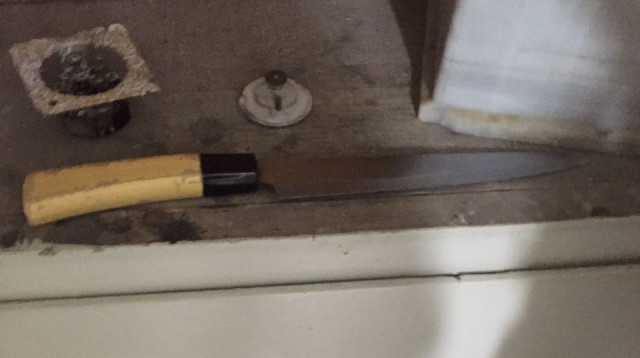 ילד בן 4 נמצא משוטט עם סכין ברמת גן (צילום: דוברות המשטרה)