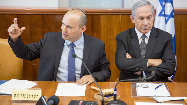 בנימין נתניהו, נפתלי בנט (צילום: פלאש 90)