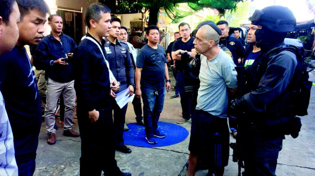 מעצר שמעון ביטון בתאילנד  (צילום: bangkokopost.com)