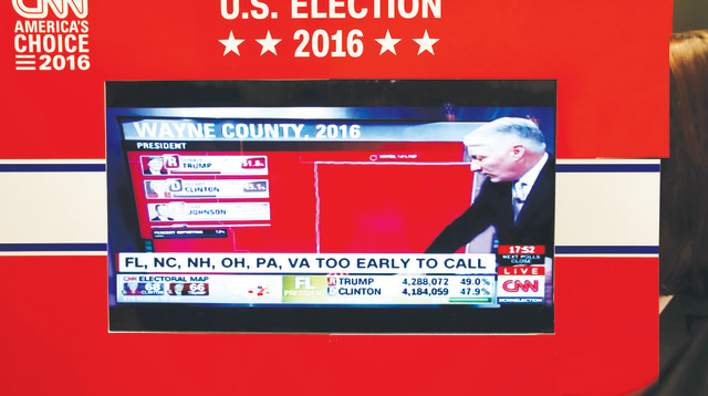 CNN מקבלת את טראמפ (צילום: Getty images)