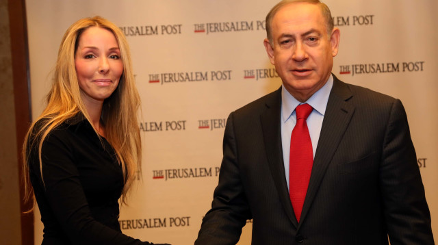 רונית חסין הוכמן ובנימין נתניהו (צילום: סיון פראג')