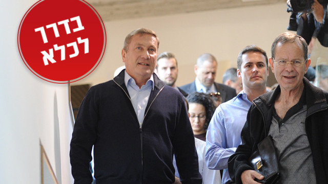 נוחי דנקנר מחוץ לבית המשפט (צילום: אבשלום ששוני)