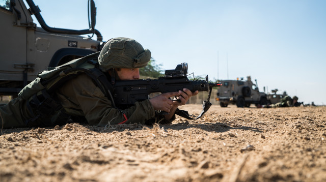 תרגיל צה"ל בעוטף עזה (צילום: דובר צה"ל)