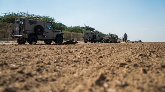 תרגיל צה"ל בעוטף עזה (צילום: דובר צה"ל)