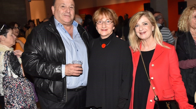 מיכל פורר, סוזאן לנדאו ודוד פורר (צילום: אביב חופי)