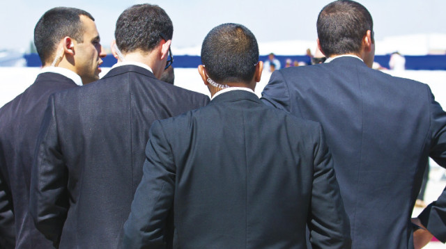 אבטחת אישים (צילום: משה שי פלאש 90)