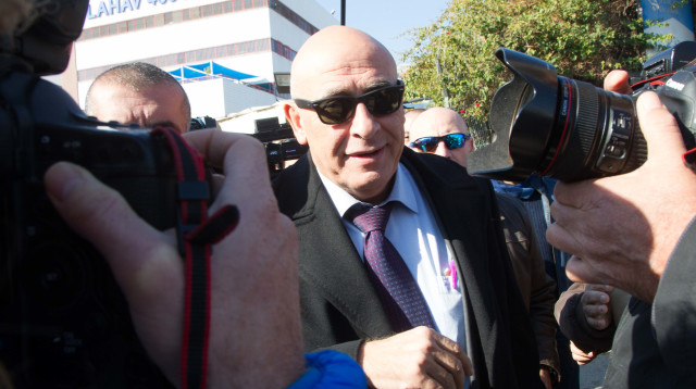 חבר הכנסת באסל גטאס לפני החקירה המשטרתית (צילום: ניר קידר)