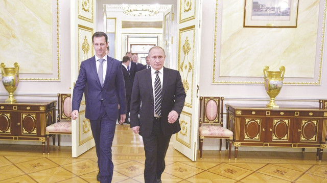 פוטין ואסד (צילום: רויטרס)