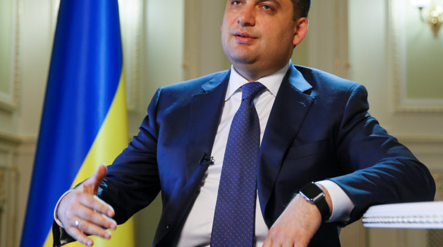 ראש ממשלת אוקראינה - ולדימיר גרויסמן (צילום: רויטרס)