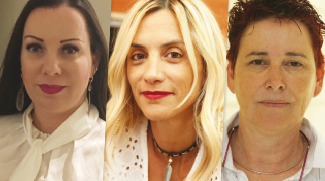 עו"ד אולמן, עו"ד גבאי־מנדלמן, עו"ד גוטליב (צילום: אלוני מור,אלכס רוזקובסקי)