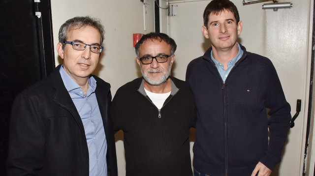 רון וקסלר אהוד בנאי ורונן שטיין (צילום: אביב חופי)