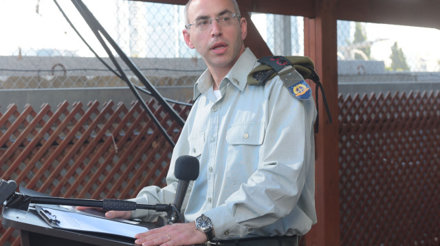 סא"ל נדב וייסמן (צילום: אבשלום ששוני)