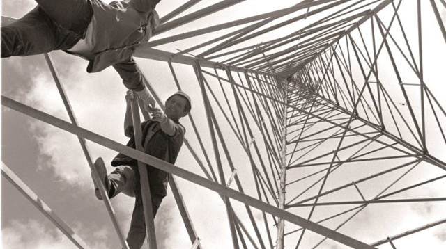 אנטנות רדיו רמאללה (צילום: אילן ברונר, לע''מ)