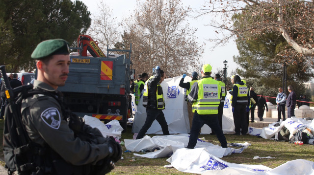 פיגוע דריסה בארמון הנציב בירושלים (צילום: מרק ישראל סלם)