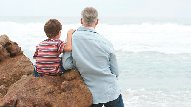 אבא וילד, צילום אילוסטרציה (צילום: אינג אימג')