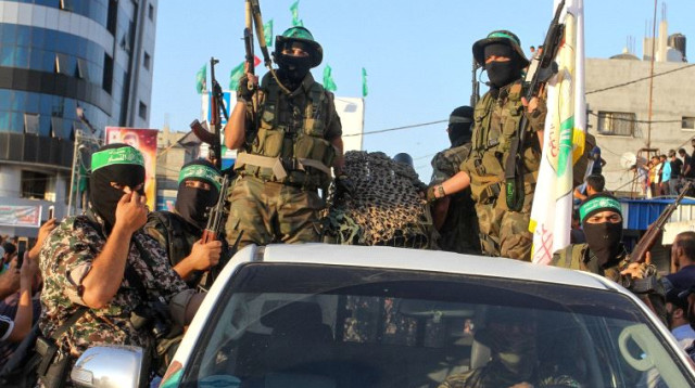 פעילי חמאס  (צילום: עבד ראחים חטיב, פלאש 90)