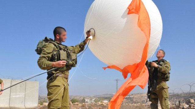 בלון תצפית של צה"ל  (צילום: דובר צה"ל)