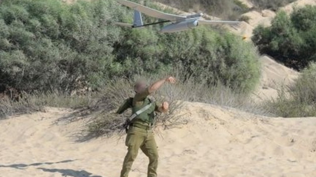 רוכב שמיים, מטוס זעיר ללא טייס (צילום: דובר צה"ל)