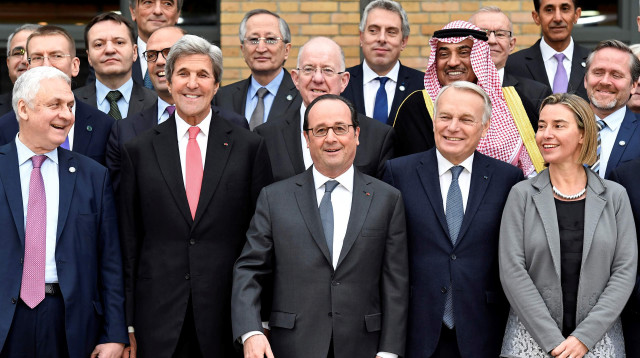 ועידת השלום בפריז (צילום: רויטרס)