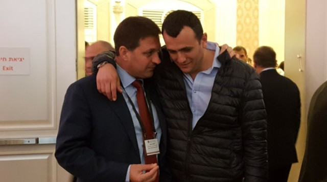 שי באב"ד וחיים ביבס (צילום: חורחה נובומינסקי)