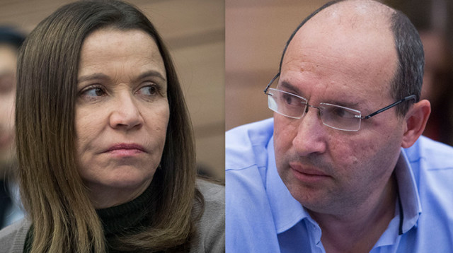 אבי ניסנקורן, שלי יחימוביץ' (צילום: יונתן זינדל, פלאש 90)