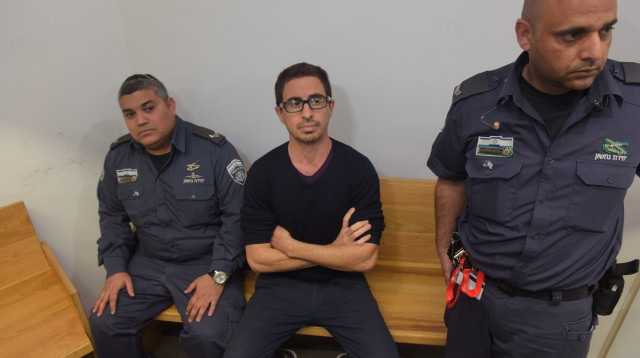 הארכת מעצרו של אלון קסטיאל (צילום: אבשלום ששוני)