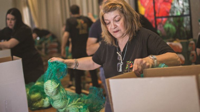 מבצע התרמה של לקט ישראל, ארכיון (צילום: הדס פרוש , פלאש 90)