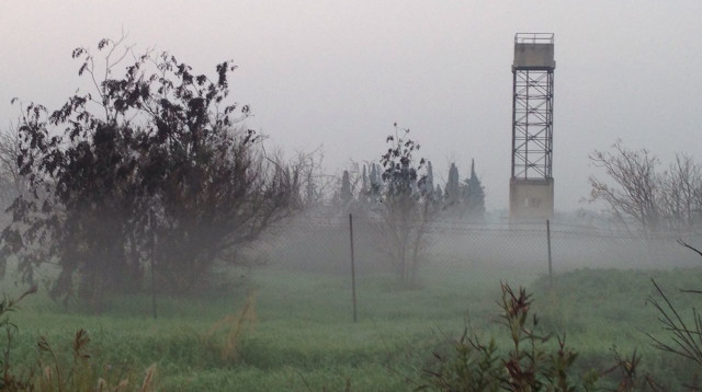 ערפל בתל אביב (צילום: אבשלום ששוני)