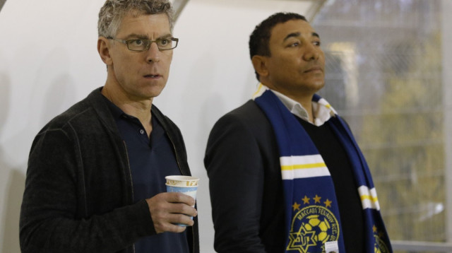 ליטו וידיגאל ומיטש גולדהאר (צילום: מכבי תל אביב - האתר הרשמי)