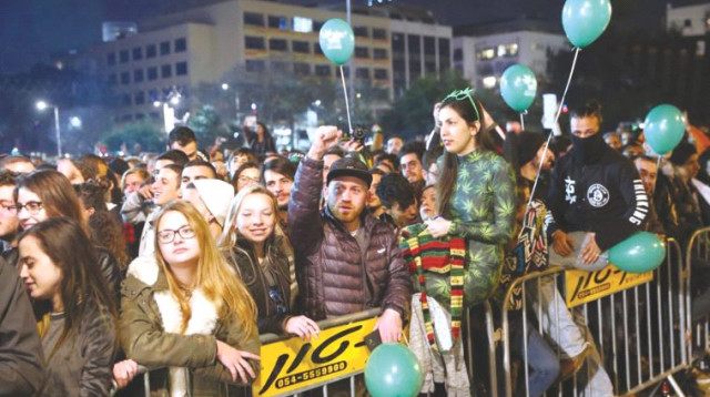 הפגנת הקנאביס בתל אביב (צילום: אבשלום ששוני)