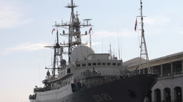 ספינת ריגול רוסית, ארכיון (צילום: רויטרס)