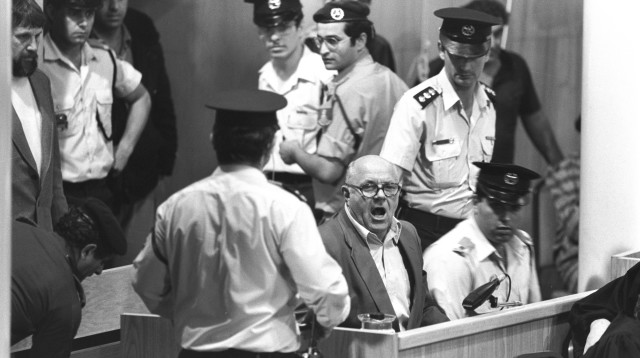 משפטו של ג'ון דמיאניוק (צילום: יעקב סער, לע"מ)